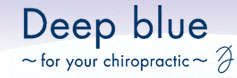 Deep blue `for your chiropractic`